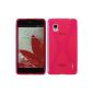 Silicone Case for LG Optimus G - X-style pink - Cover PhoneNatic ​​Cover + Protector (Wireless Phone Accessory)