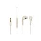 Genuine Samsung Galaxy S3 i9300 headset EO HS3303WE white Headphones Earphones with Volume controller + on and off button and call answer / end button FLACHKABEL!  (Electronics)