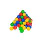 Plastic balls for ball pit, 100 pieces, 6cm, assorted colors (Toys)
