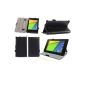 Luxury Style Leather Case Ultra Slim new Google Nexus 7 February 16Gb and 32Gb FHD 2013 (Nexus 7 2 Generation) and functions with Multi Stand Smart Cover - Black Genuine Case XEPTIO New ASUS Google Nexus 7 Tablet 2 II - Price discovery!  Accessories XEPTIO (Electronics)