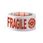 Tesa Tape Fragile printed polypro 66m x 50mm (Office Supplies)