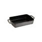 Dust baking dish (30 x 20 cm, 3.15 L with a matt black enamel inside the baking dish) graphite gray (household goods)