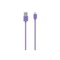 Belkin F8J023bt04-PUR charging cable / Lightning sync for iPhone 5 / iPad Mini / iPad 4 / 5G iPod Touch / iPod Nano 7G 1.2m Purple (Wireless Phone Accessory)