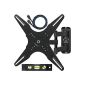 Cheetah Mounts ALAMLB TV wall mount Swiveling (51cm extendable).  Holder for 58.5- 124.5cm (some 140cm) LCD LED Plasma screens with VESA max.  400x400 and max.  25KG.  Tilting Wall Mount with complete rotation.  Wall bracket wall bracket includes a 3m Twisted Veins HDMI cable with 3-axis Magnetic Level with 3 vials (Electronics)