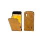 Perfect Case ® style Better premium quality Real Leather Flip Case for LG Google Nexus 4 - Brown (Electronics)