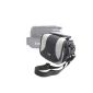 Storage pouch + adjustable strap for cameras / camcorders Sony HDR-GW66VEB.CEN, HDRP-PJ780VE, Toshiba Camileo P25 Camcorder & Vivitar DVR558HD-PUR-INT (Electronics)