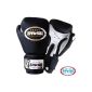 Kids Boxing Gloves, Boxing Gloves Junior MMA Sparring Gloves synthetic leather, Black 4Oz (Miscellaneous)