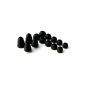 Black (Black) Replacement Tips Set comfort earplugs ear tips ear tips for Monster Beats by Dr. Dre Tour In-Ear earphones (Electronics)