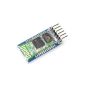 Wireless Serial 6 Pin Bluetooth RF Transceiver Module HC-05 RS232 With backplane (Electronics)