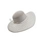 Extra large straw hat for women in 4 colors (Textiles)