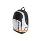 HEAD Tennis Backpack Djokovic Backpack, white / black / orange, 33 x 49 x 23 cm, 30 liters, 283 043 (equipment)