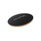 Physio Room balance board balance board Balance cushion 40cm Ø Wooden - Serves the rehabilitation of knee, hip and ankle injuries - Promotes Balance & trains the core muscles - Balance Board in black - Ideal sports & everyday - (Misc.) BBW-16