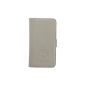 Commander 12315 Leather Book Case for Apple iPhone 4 / 4S White (Accessories)