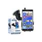 Car Cradle Suction Cup Dedicated Integrated Celicious for Nokia Lumia 1520 | [Can be mounted in any angle or orientation] [Lifetime Warranty] (Wireless Phone Accessory)