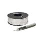 Neutral antenna cable TV or satellite roller 75 ohm 25m (Electronics)