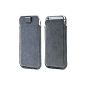 icessory iPhone 6+ shell [Premium leather] gray [Premium Collection] (Electronics)