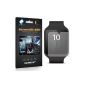 6 x Membrane screen protection films Sony Smartwatch 3 (SWR50) - Ultra clear stickers with Installation Kit (Wireless Phone Accessory)