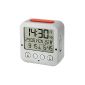 Radio-alarm clock bingo TFA 60.2528.54 silver 2 alarms Wetterladen Edition (household goods)