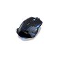 Patuoxun ®Souris Gamer Gaming Wireless E-3lue Mazer 2500 dpi LED blue game Wireless Optical / E-3LUE 2.4GHz E-Sports Blue LED Wireless Optical Mouse 2500 DPI Gaming Game ultra-precise scroll wheel, ultra-quiet and low friction (Accessory)