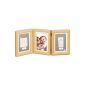 Baby Art Double Print Frame - Picture Frame for photo, hand and footprint (Baby Product)