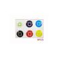 6 x Home Button Sticker for iPhone 4 iPod Touch 4 iPad 2 the New iPad 3 Course (Wireless Phone Accessory)