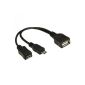 USB OTG adapter Y