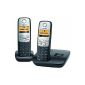 Gigaset A400A Duo DECT cordless telephone with voice mail, incl. 1 additional handset (Electronics)