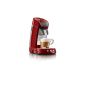 Philips HD7850 / 80 Senseo Latte Select coffee pad machine red (household goods)
