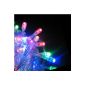 RGB 10M 100 LED Christmas Lights tree decoration garden lamp interior home.