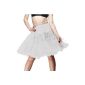 Hell Bunny Petticoat SWING SHORT white / white XS-M