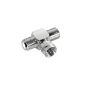 Satellite adapter tee distributor 1-x F connector / 2-x F-coupling (electronic)