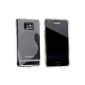 Kuffner TPU Case S-Line Transparent for Samsung Galaxy S2 i9100 Cover Cover Mobile Silicon (Electronics)