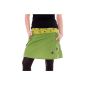 Vishes - Alternative Clothing - Embroidered cotton skirt with flowers (Textiles)