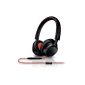 Philips Fidelio M1MKIIBO / 00 Top Ear Headphones with Microphone supra range and integrated call answer button Black and Orange (Electronics)