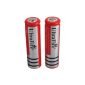 2xUltraFire 3000mAh 18650 Li-ion rechargeable battery 3.7V protected (Delivery time: 1-3 days shipping from Germany of 365buy) (Electronics)