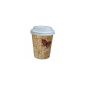 100 pcs. Hot and cold drinks cups BUTTERFLY with lid, coated, 300 ml / This heat-resistant premium paper cups with lids can be used as drinking hot beverage mug - be used as well as cold drinks.  Recommended temperature range: -20 ° C to + 90 ° C.  Ideal for soft drinks of all kinds. (Electronics)