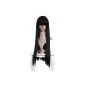Cosplayland C822 - 80cm long black wig stiff (Jigoku Shojo - Enma Ai) (Toy)