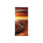 Self-adhesive Door Wall Mural Grand Canyon at sunset - 93 x 205 cm in premium quality, wipe off residue-free to remove, brilliant colors