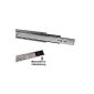 1 piece full extension 550 mm with self-closing 45 kg capacity drawer rail telescopic slide