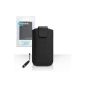 Case Sony Xperia Z1 Compact Lichee Leather Pouch Case Black Cover With Mini Stylus (Wireless Phone Accessory)