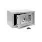 Safe electronically 20x31x20cm miit Security code - double bolt locking system - 4mm steel doors vault (Office supplies & stationery)