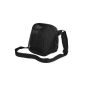 Vivanco DSLR 120 BK DSLR camera bag (B 14 x H 14.5 x D 9.5 cm / leatherette ground) black (accessories)