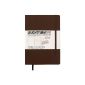 LEUCHTTURM1917 343,636 weeks calendar 2014 & Notebook Medium (A5) with Extraheft for addresses and anniversaries, tobacco, German (Office supplies & stationery)