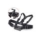 Harness Adjustable Chest Strap Fixation Support Belt + Base for GoPro HD HERO 2 (3 Electronics)