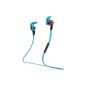 deleyCON SOUND TERS sports nano Bluetooth In-Ear Headphones [Black / Blue] for mobile phone, PC, tablet, Apple iPhone / Mac, smartphone (Personal Computers)