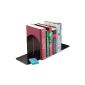 Steelmaster Fashion Bookends, 1 pair, Steel, Black (Office supplies & stationery)