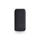 KD Essentials iPhone 5 / 5S genuine leather bag black Slimdesign (Accessories)