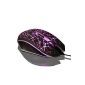 Azzor Colorful lights glare Phantom Gaming Mouse Ergonomic USB wired gaming mouse purple (Toys)