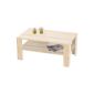 Presto 11028 mobilia coffee table coffee table table Carla 25 100x60x44 cm Sonoma Light Oak / Oak rough sawn bright (household goods)