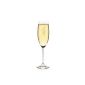 Private glass champagne glass (Bohemia) with engraved name Free